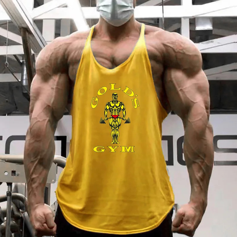 Muscle Fit Workout Tank Top Cross-Border Mens Training Vest Breathable Sleeveless Shirt for Gym Sweat-Wicking Summer Singlet 260424 - view 4