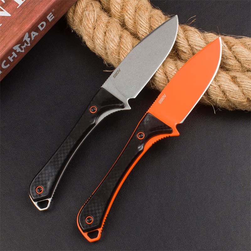 BM 15201 Fixed Blade Knife Sharp Tactical Straight Knife with Sheath Outdoor Combat Knife Hunting Survival Essential EDC Tools