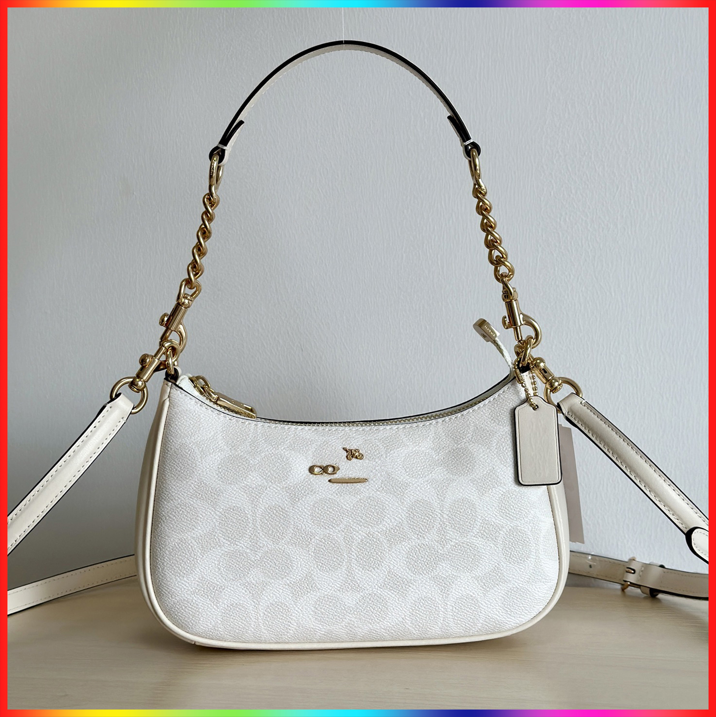 Luxury shoulder bag designer teri bag simple cc bag high quality women's chain tote crossbody handbag underarm bag fashion classic lady city purse wallet saddle bag