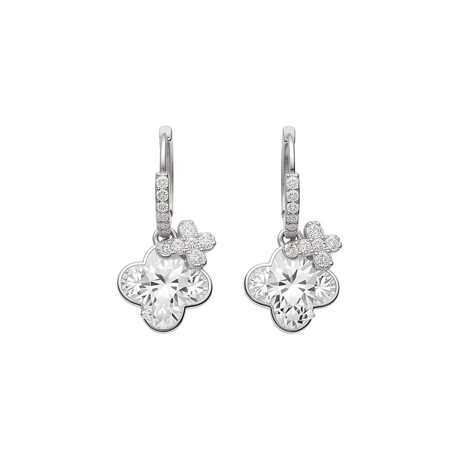 Four-leaf clover unique niche light luxury, high-end, elegant and stylish earrings, 2026 new popular model, wholesale - view 7