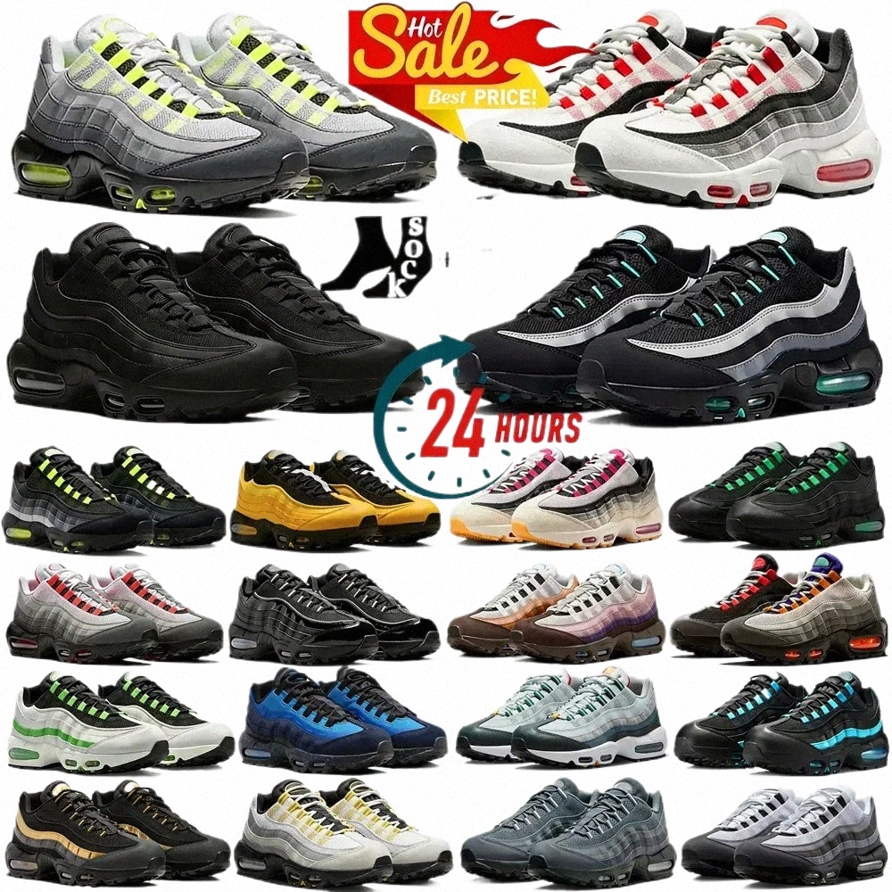 designer Shoes 95s Running Shoes Men Women Sneakers durable riple Black White Anatomy Aegean Storm Pink Beam Sequoia Stadium Green Red Stardust Sports m35S#
