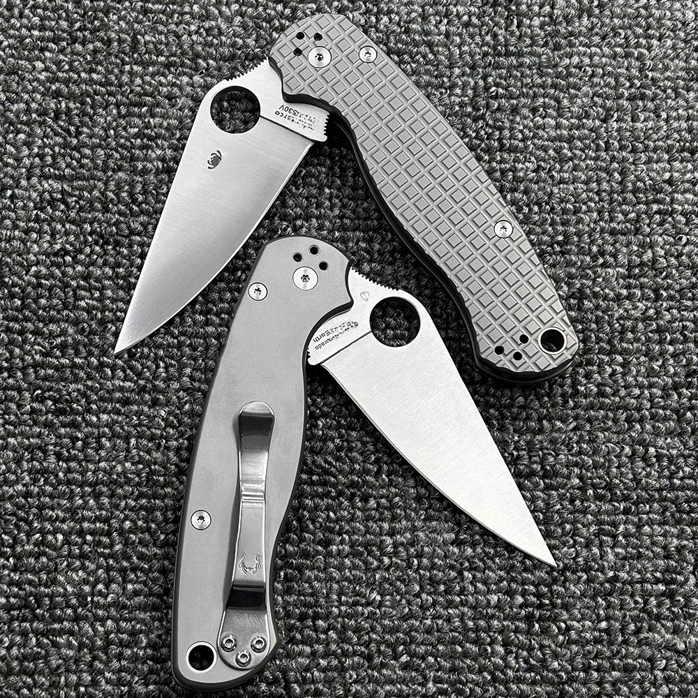 C81 Titanium Alloy Bearing Folding High Hardness Outdoor Camping Wilderness Survival Pocket Tool Knife