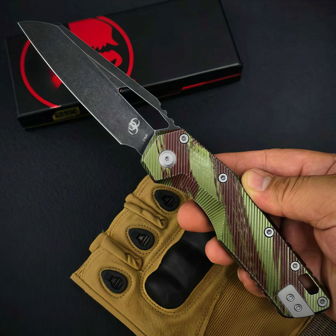 Wilderness Folding Camping Outdoor Pocket Knife M390 Blade Aluminium Alloy Handle Hunt Survival Tactical Utility Knives EDC Tools