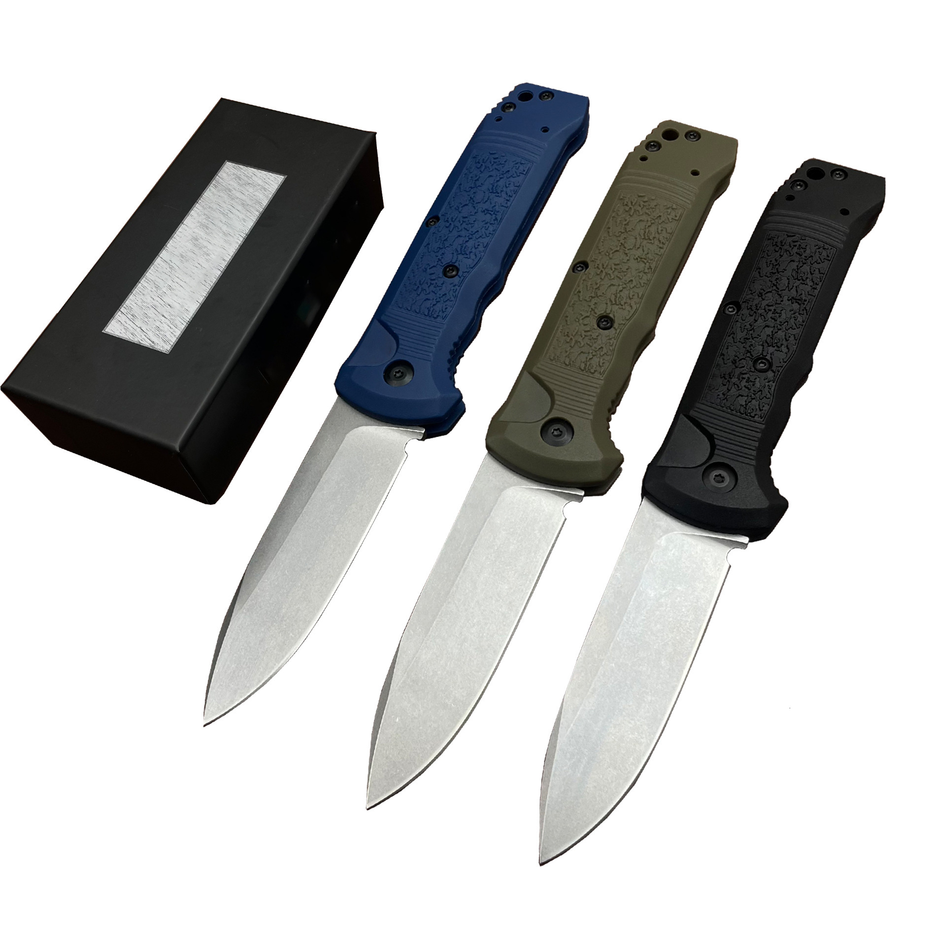 BM 4400 Compact Pocket Knife with D2 Blade Nylon Fiber Handle High Hardness and Sharp for Outdoor Camping Folding and Portable Pocket Knife