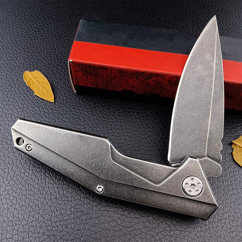1318 Outdoor folding Knife 8Cr13Mov Blade 420 steel Handle With Sheath Hunting Hiking Survival Everyday Carry Pocket Knives For Gift