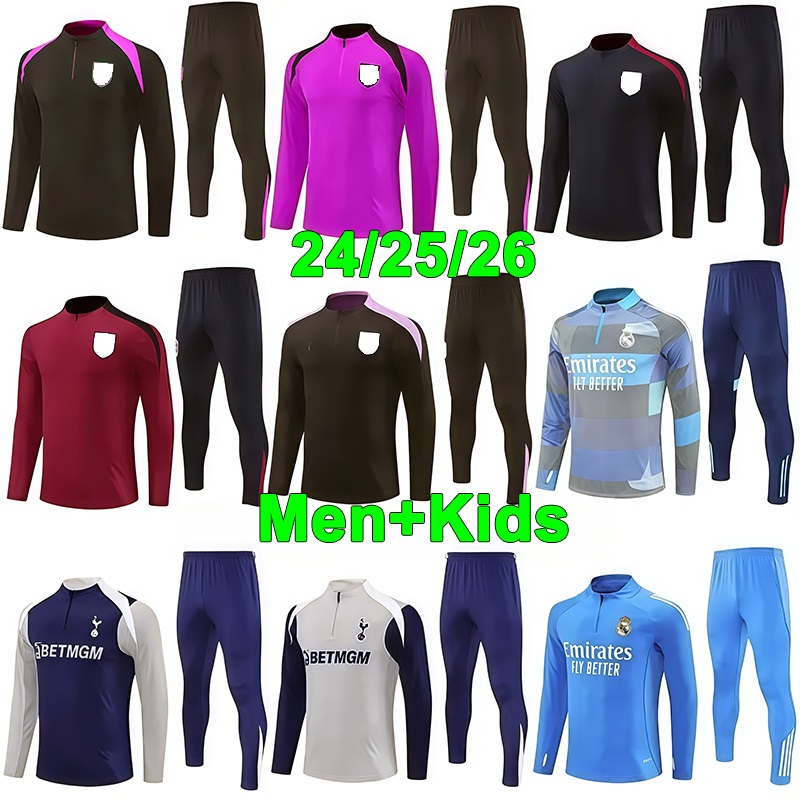 26 27 eNGLanDS adult tracksuit CHILD soccer jersey training KANE STERLING RASHFORD GREALISH 2026 2027 mens kids national football tracksuits kit survetement