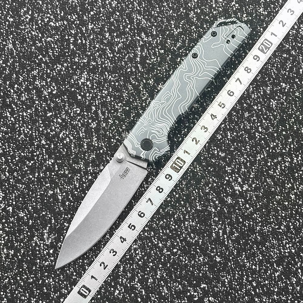 2038 CPM-D2 Blade Folding Pocket Outdoor Camping Survival Knife Tactical Hunting Portable Utility Fruit Self-defense Knives EDC Tools