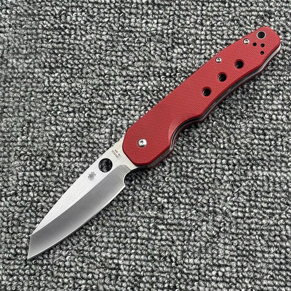 C240- Multi-functional folding knife with 8Cr13Mov stainless steel blade and anti-slip G10 handle hunting sharp fruit knife Pocket Knife