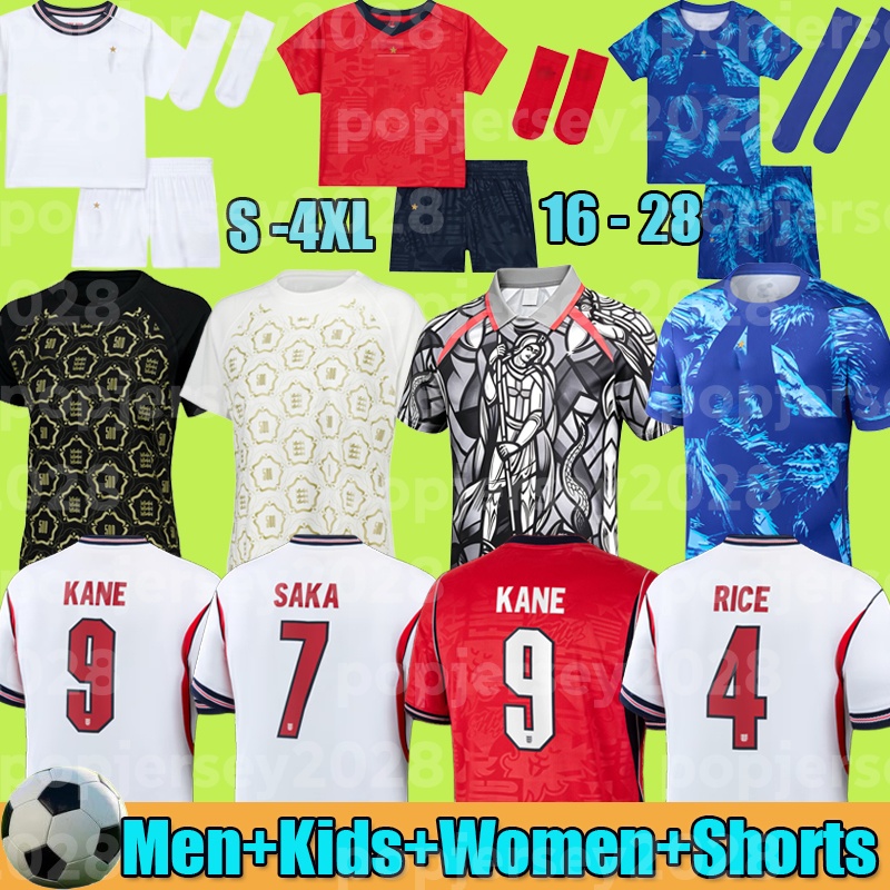 england football shirt 26 27 World Cup home away Kit KANE Soccer Jersey SAKA PALMER RICE FODEN kids Women Goalkeeper England world cup 2026 football kit shorts