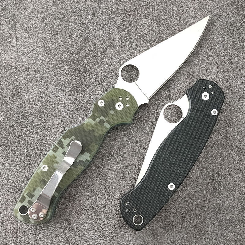 C81 Outdoor Folding High-End G10 Handle Camping Multi-Purpose Survival Knife Pocket Knife
