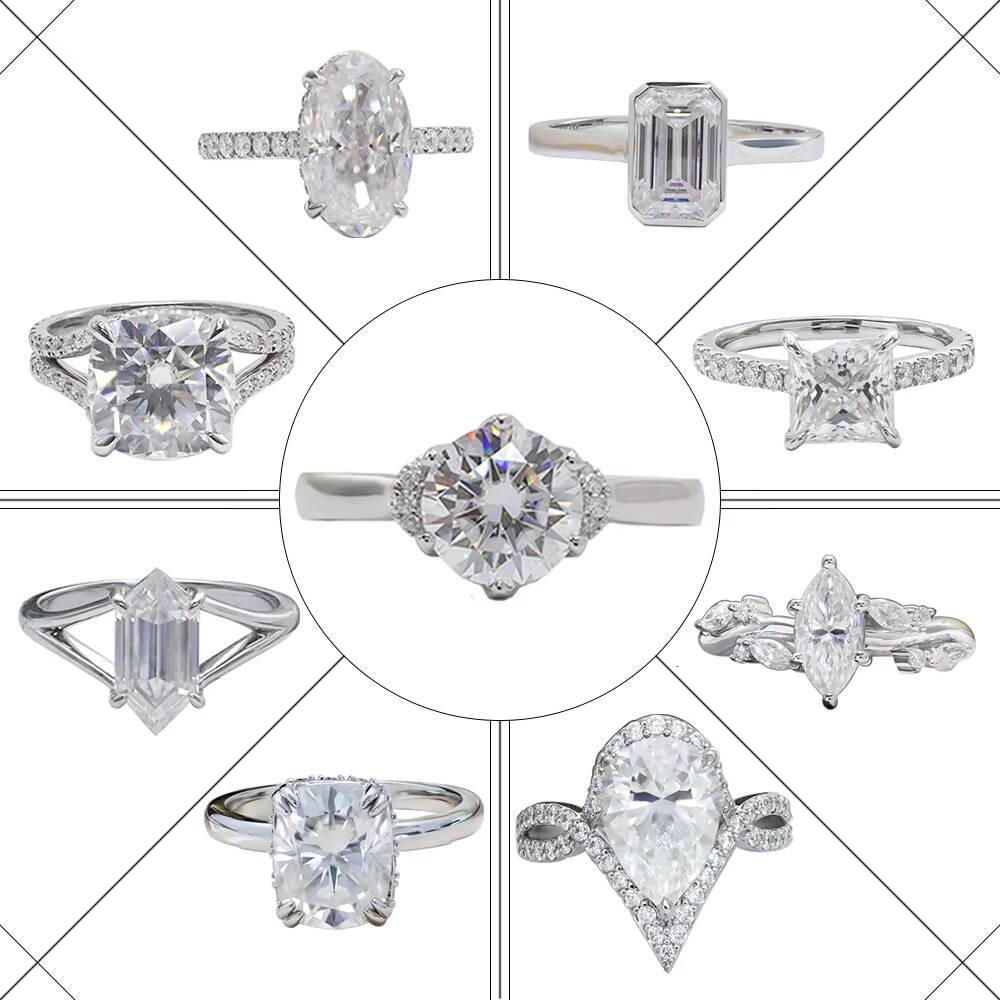 Morgan Pink Color 6x6mm Cushion Cut Lab Grown Sapphire Silver925 Ring with Moissanite Diamond