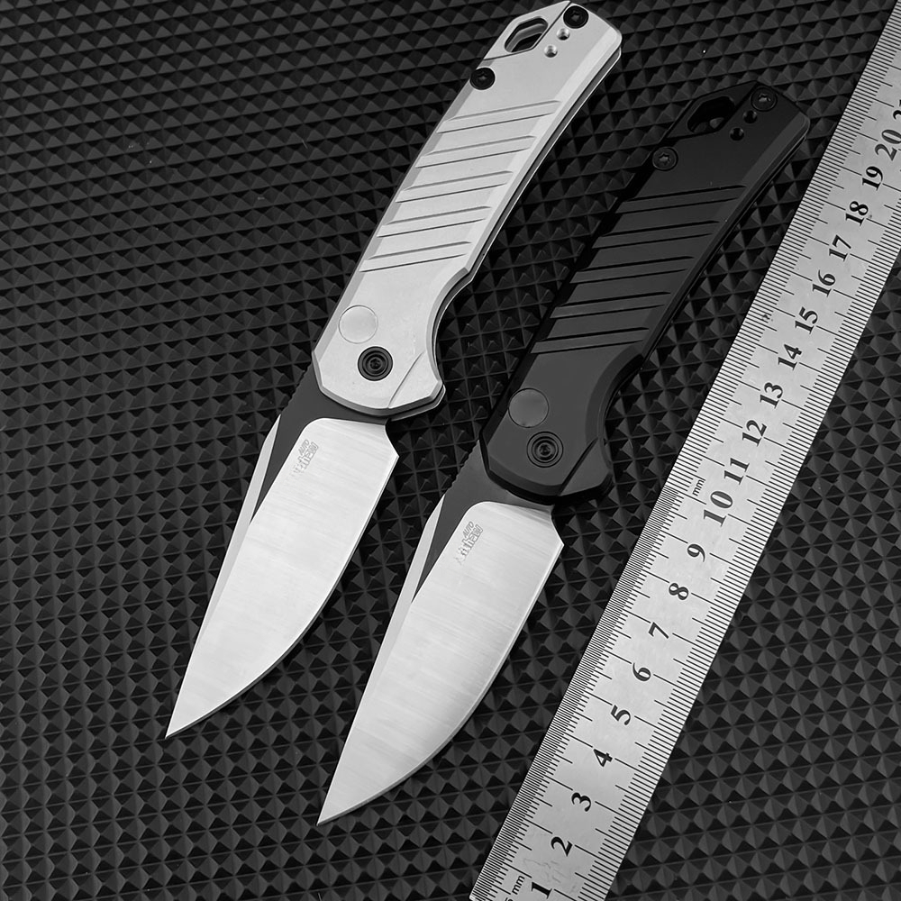 KS 7305 Outdoor Pocket Folding Knife D2 Steel Blade Aluminum Handle Everyday Carry Camping Hiking Cutting EDC Tools Men's Gift