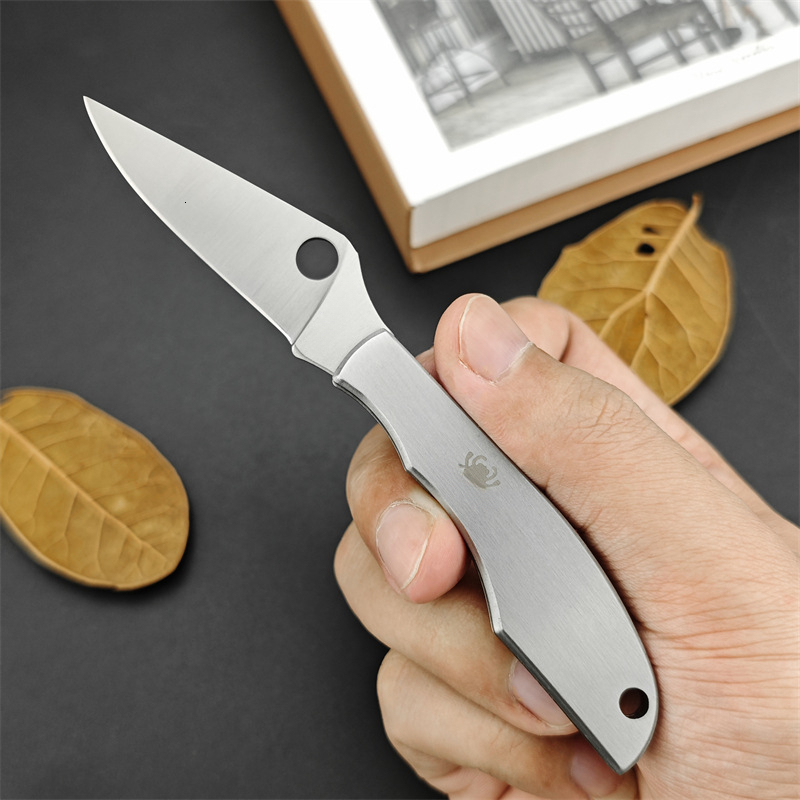 Outdoor High Hardness 420 Steel Wilderness Survival Folding Camping Portable EDC Fruit Knife Pocket Knife