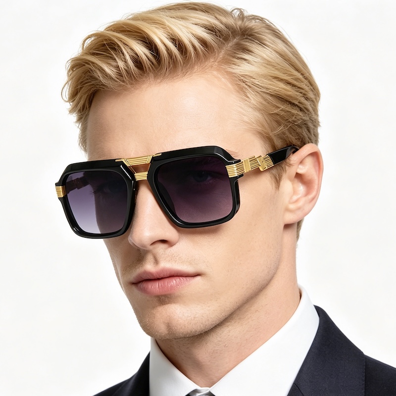 Luxury Original Sunglasses MOD669 Brand Designer Men box Trendy UV Protection Cool One Piece Beach Travel Sports Cycling Oversized Big Square Fashion 