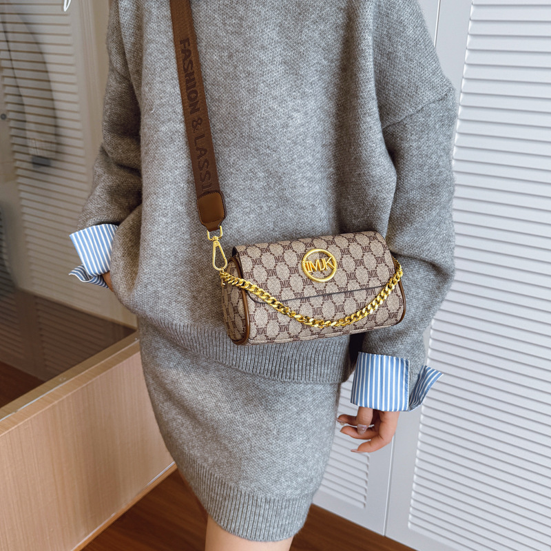 Advanced handbag for women 2026 new casual retro fashion printed cylindrical versatile chain shoulder crossbody bag - view 4