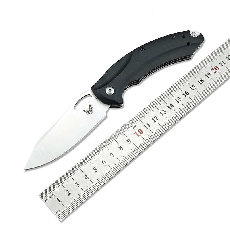 BM818 Tactical D2 Satin Blade Wilderness Survival Pocket Folding Knife Outdoor Camping Rock Climbing Portable Knife Rescue Knife