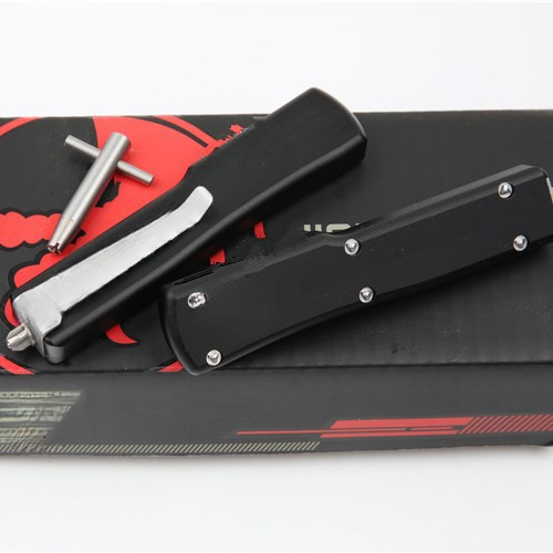 UTX70 Pocket Knife, Aluminum Alloy Handle, D2 Steel Blade, Outdoor EDC Tactical Knife for Camping Hunting Survival