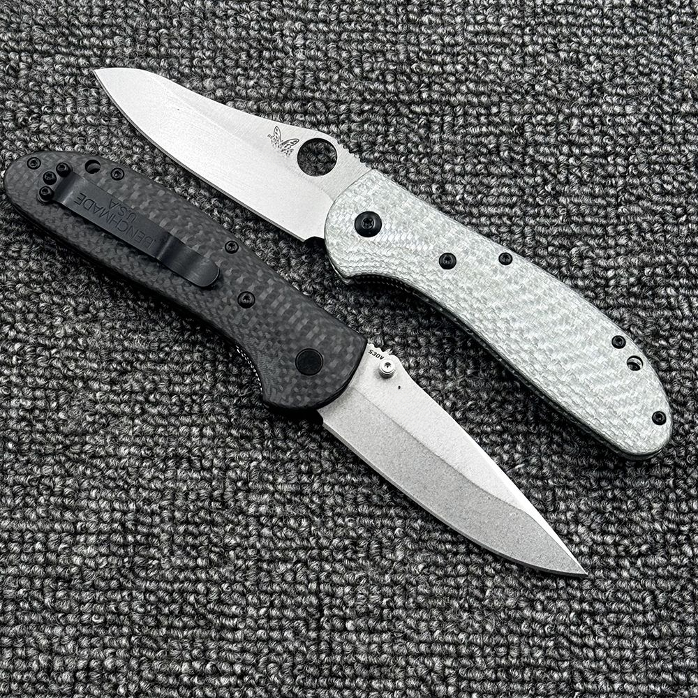 BM550 551 Carbon Fiber Handle Bearing Folding Outdoor Camping Wilderness Survival Pocket EDC Tool Knife