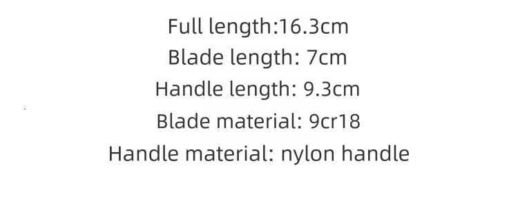 C152 Nylon Handle Folding Outdoor Camping Wilderness Survival High Hardness Pocket Tool Knife Pocket Knife