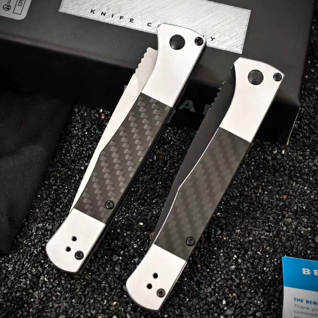 BM 4170 Foldable Knife CPM-S90V Blade T6061 Aluminum Handle Outdoor Hiking Portable Fruit Knife Multi-functional Fishing Knife Pocket Knife