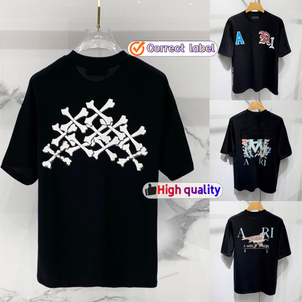 Designer t shirts Mens t shirt designer Shirts Fashion black cotton tshirt With Letters Casual Summer Short Sleeve Man Tee Woman Clothing