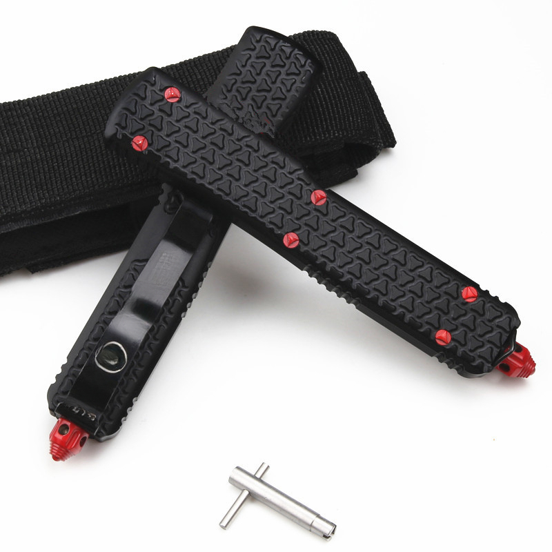 Tactical Knife Car Escape Tool Window Breaker Multi-Functional EDC Survival Rescue Tool for Outdoor, Camping & Self Defense