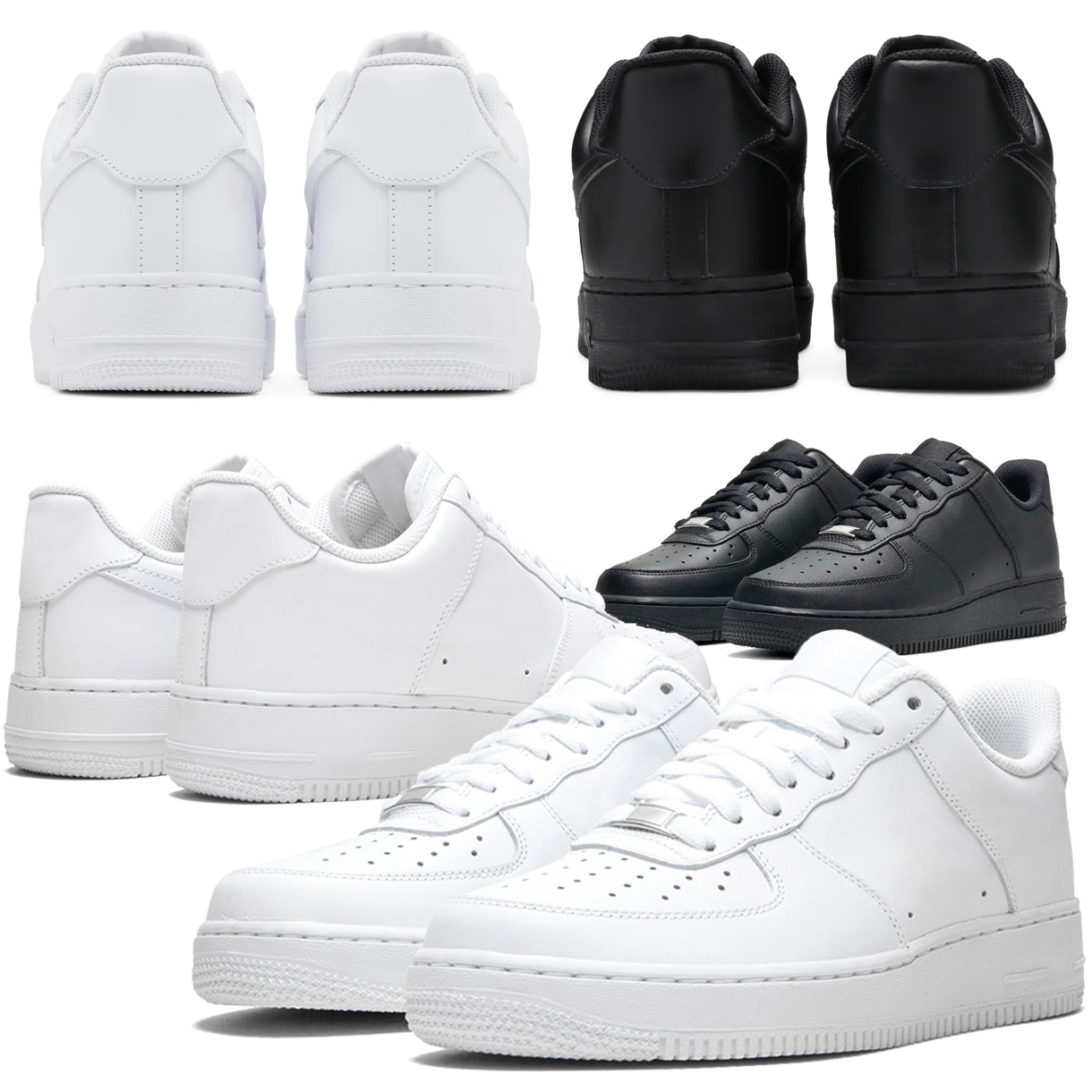 With Box 2026 one Casual Shoes Mens Women Classic Triple White Black Ones Trainers Low 1s 07 Trainers Sports Designer Skateboarding runners Sneakers 107 1'07 1 36-45