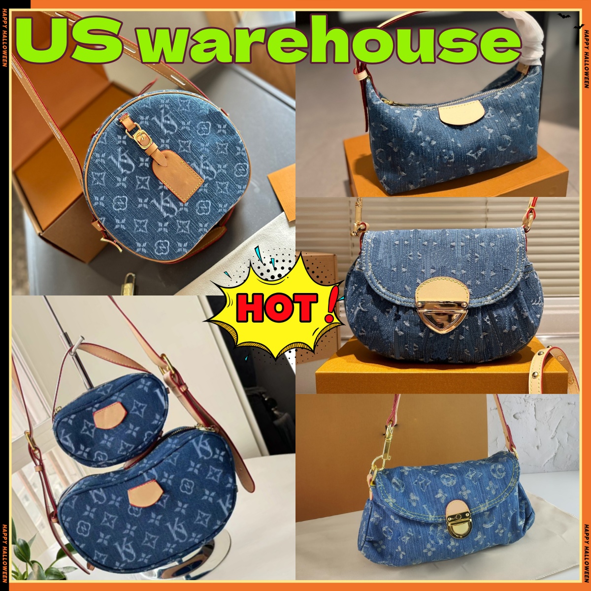 denim designer purse bag Luxury bag designer bags shoulder bag designers woman crossbody bag blue purses vintage handbags designer for women tote bags cowboy bag