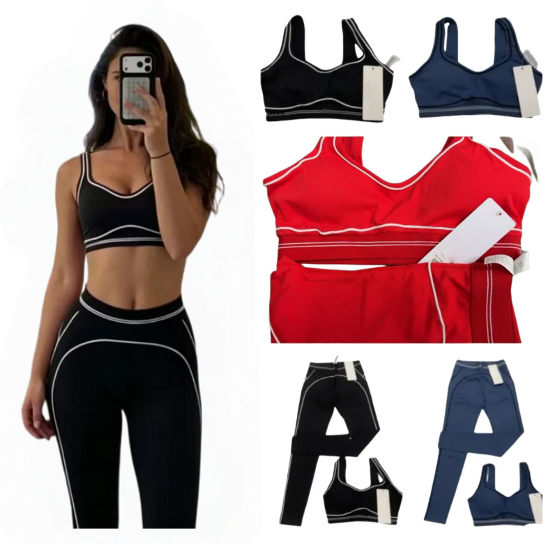 yogasets women stes 25 sets women set Heart Throb Bra Leggings Gym Short Sports Outfit Pants Shaping Waist Fitness Jogging Sportswear setswomen set sweatpants