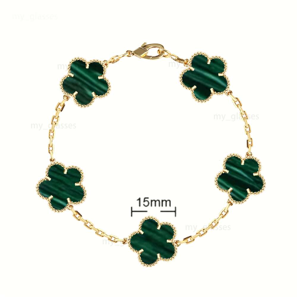bracelets designer Chain Women Jewelry fashion Classic high quality mother pearl white black red lucky moissanite Valentine's Day