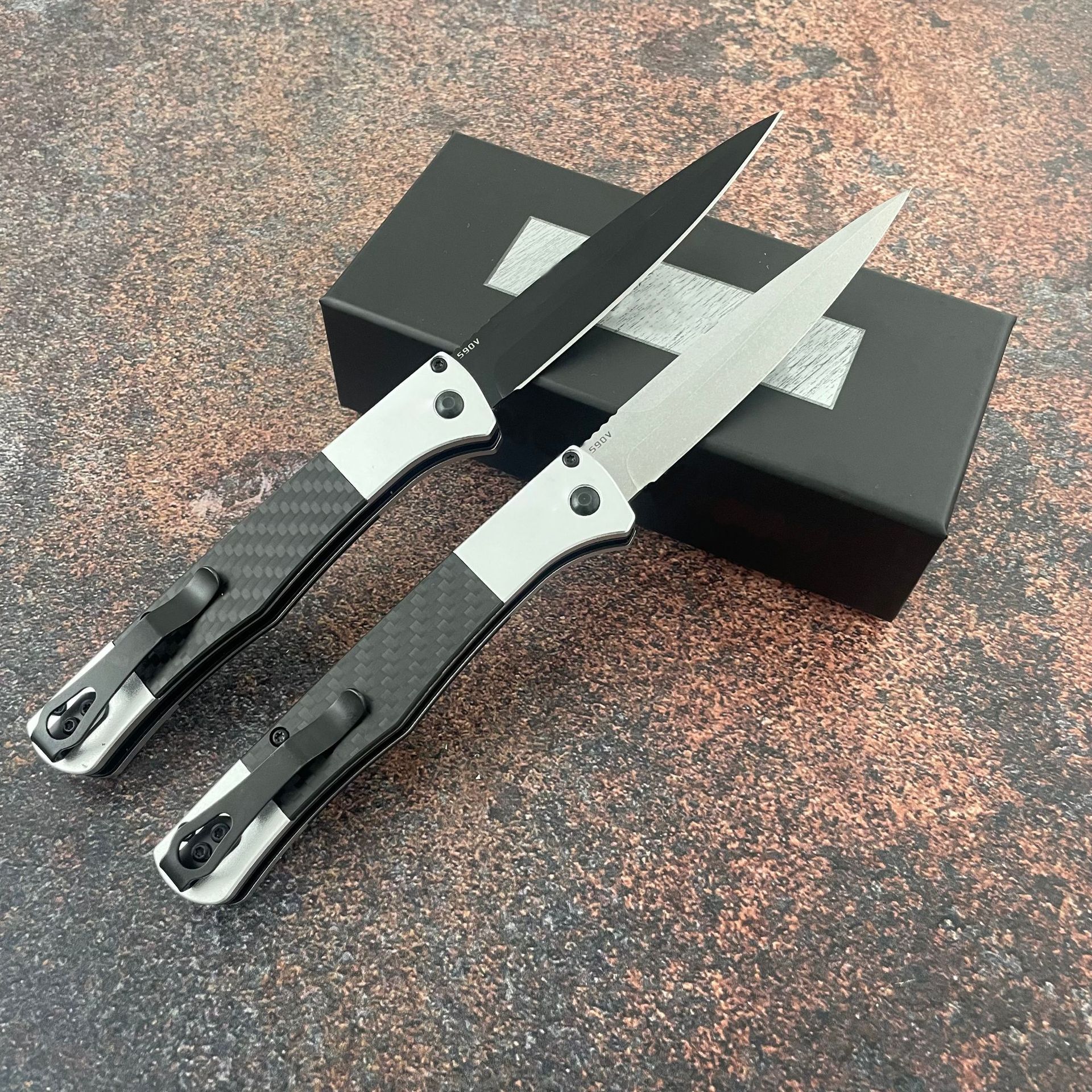 BM 4170 folding knife CPM-S90V Steel T6061 aluminum alloy Handle Outdoor Camping Fishing Pocket Knives Portable EDC Tool gift