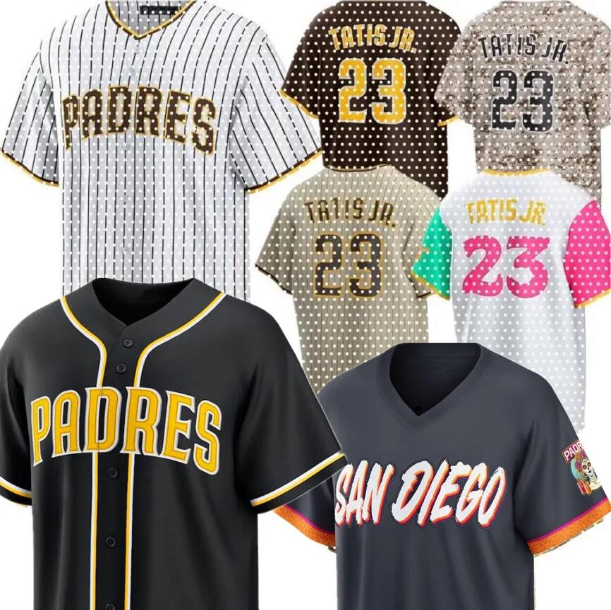 MLB Padres Baseball Jersey Fernando Tatis Jr. Manny Machado Yu Darvish Xander Bogaerts Dylan Cease Eguy Rosario Joe Musgrove Gonzalez Gavin Sheets Jackson Merrill