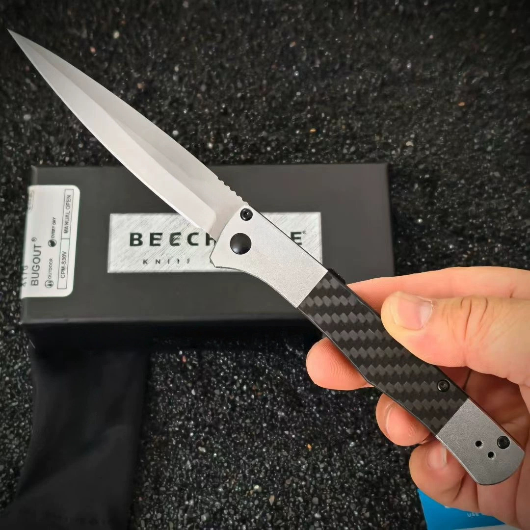 BM 4170 Foldable Knife CPM-S90V Blade T6061 Aluminum Handle Outdoor Hiking Portable Fruit Knife Multi-functional Fishing Knife Pocket Knife