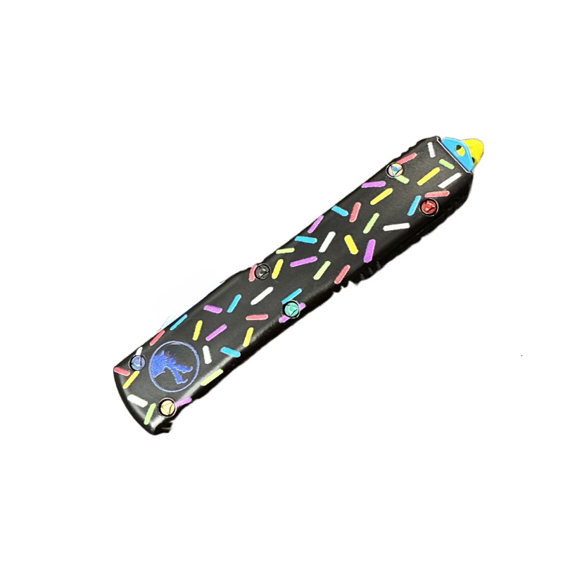 UT85 Outdoor Pocket Folder Knife Multi-purpose High Hardness Tactical Knife Self Defense Hunting Aluminium Alloy Handle