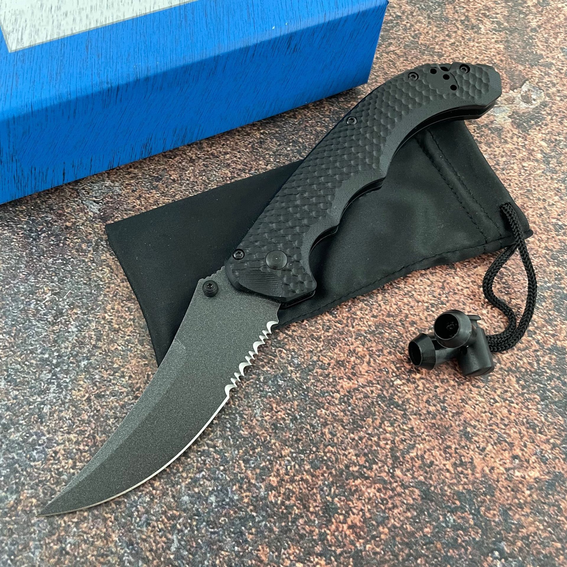 BM Mini Bedlam 865 Tactical Folding Claw Knife S90V Blade G10 Handle Portable Outdoor Utility Knife with Hunting Function