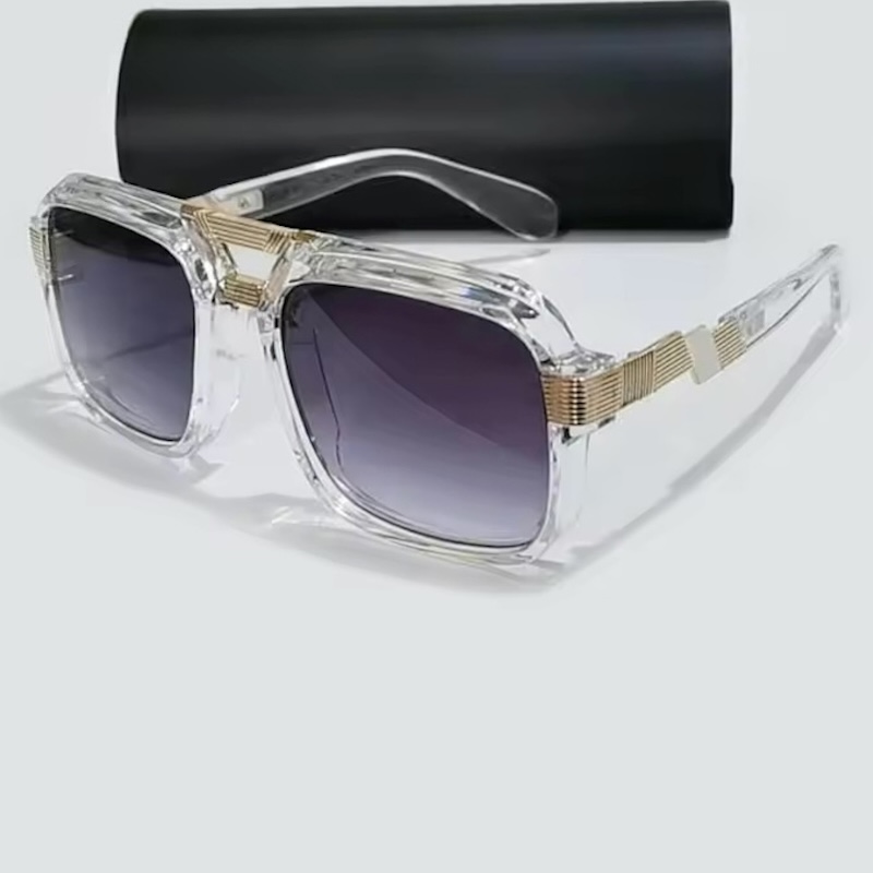 Luxury Original Sunglasses MOD669 Brand Designer Men box Trendy UV Protection Cool One Piece Beach Travel Sports Cycling Oversized Big Square Fashion 