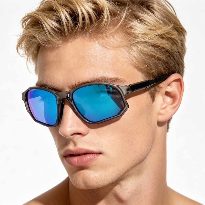 Luxury Polarized Sunglasses Brand Designer Vintage Sun Glasses Men Goggles Big Square Lightweight Sports for Fishing Driving Cycling Bike Hiking Climb