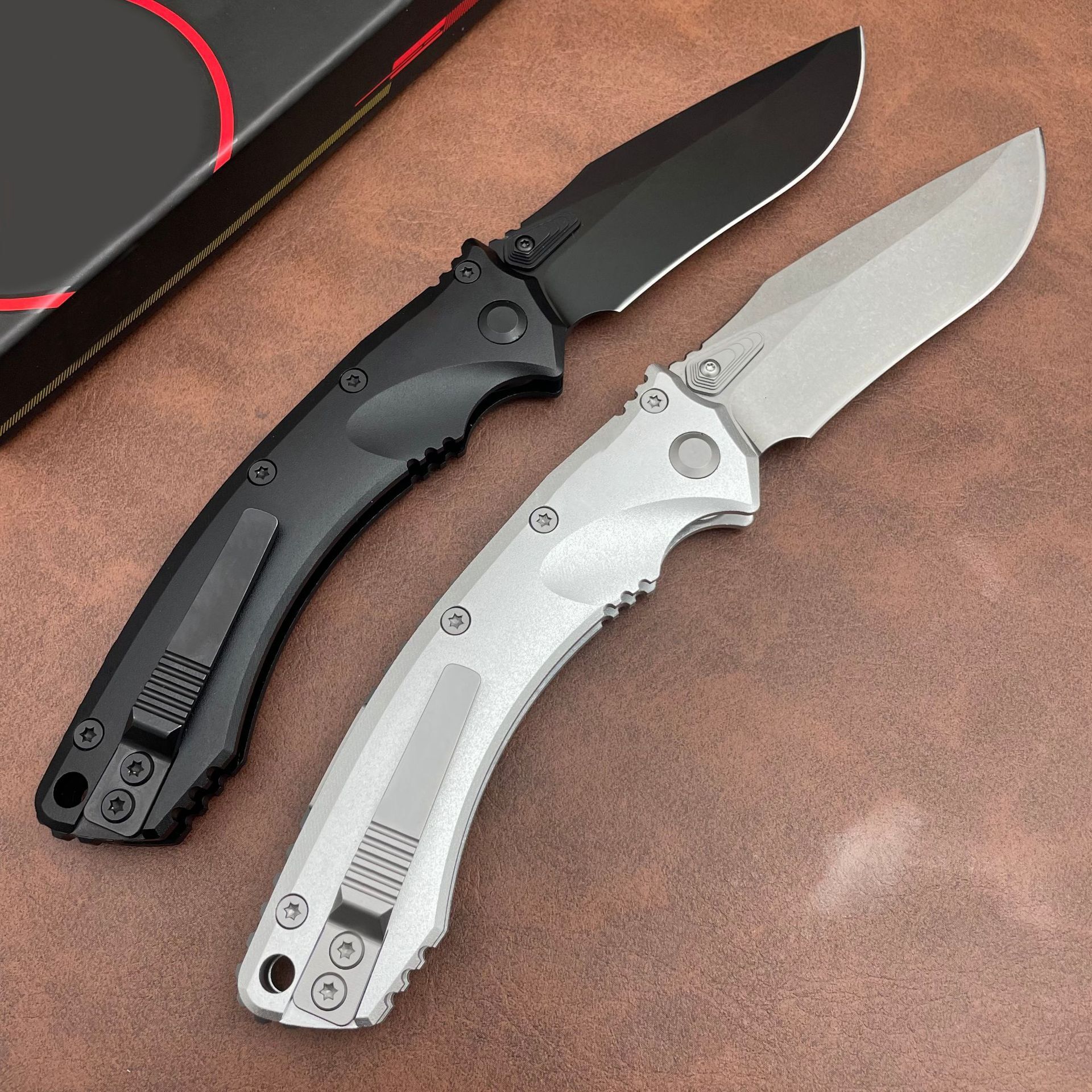 Aluminum Handle Mark M390MK Blade Outdoor Camping Hunting Kitchen Survival EDC Tool Folding Knife Pocket Knife
