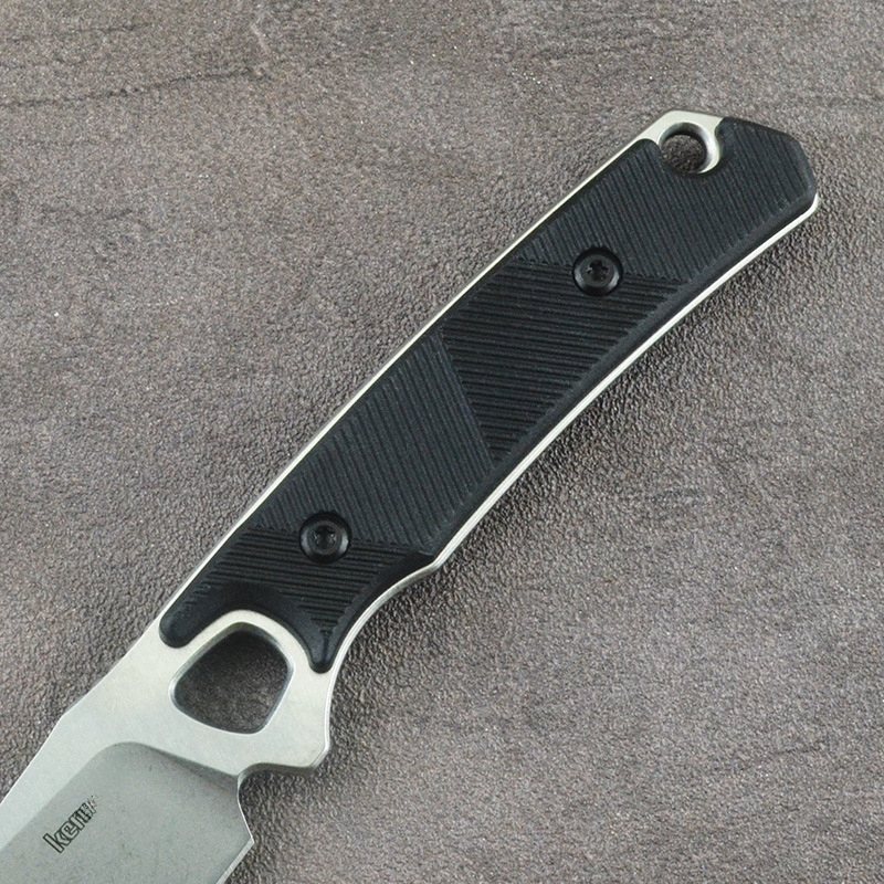 KS 2048 Fixed Blade Knife 8Cr13Mov Blade Nylon Fiber Handle Outdoor Pocket Knife EDC Camping Hunting Survival Military Tools