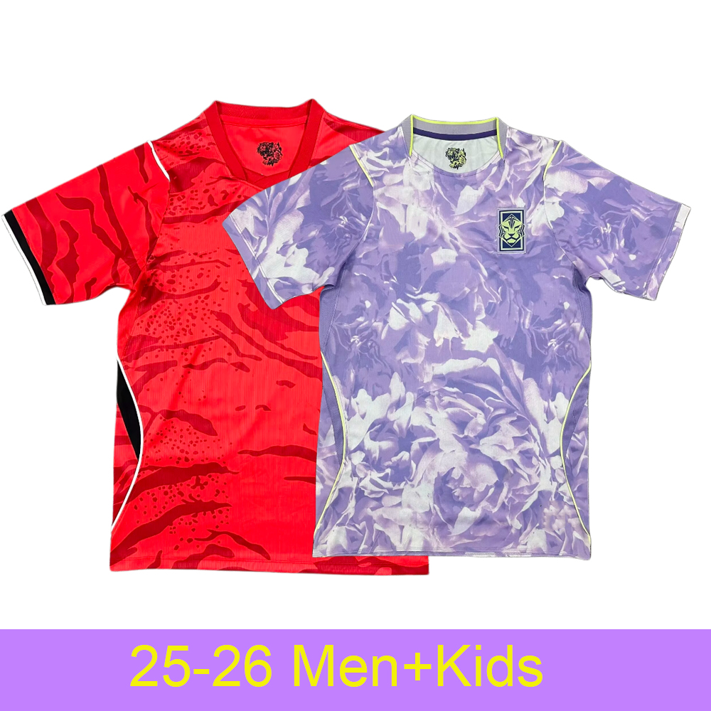 South Kore 2026 world cuo football shirts home and way kids kit
