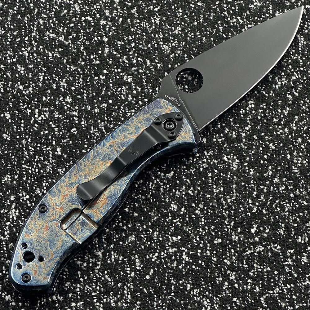 C122 Titanium Alloy Handle Bearing Outdoor Folding Camping Sharp Pocket Portable Tactical Tool Knife Pocket Knife.