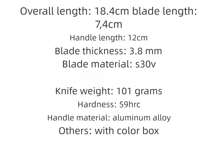 C223 Donut Aluminum Alloy Handle Folding Outdoor Camping Wilderness Survival High Hardness Tool Knife Pocket Knife