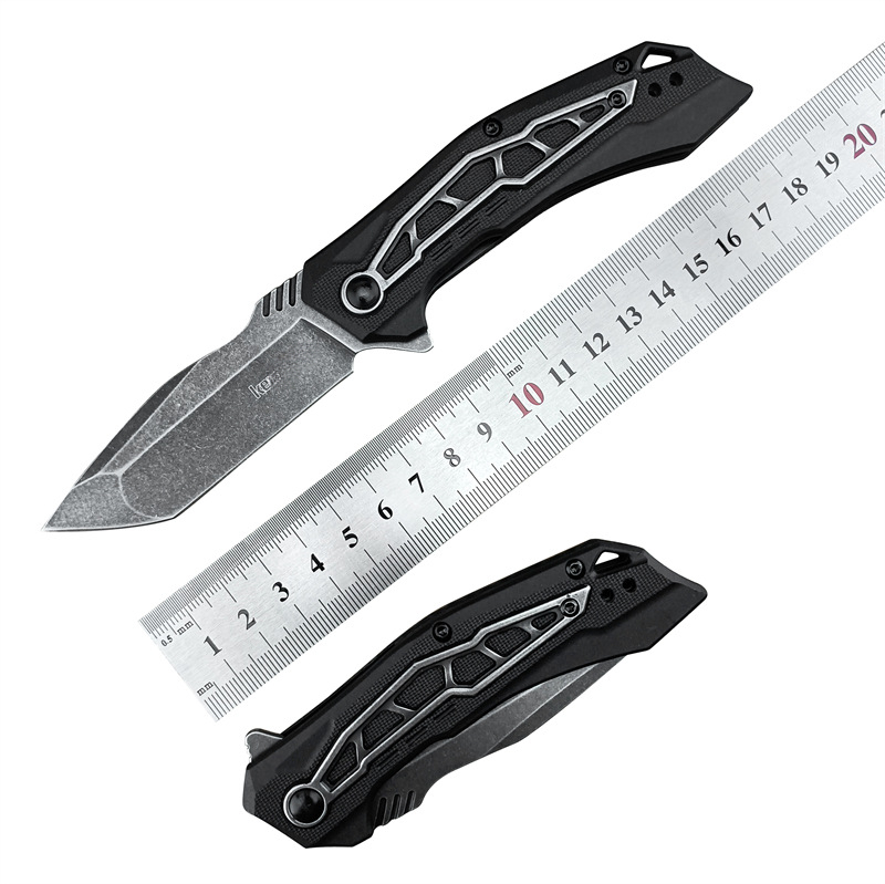 1376 Convenient Fishing Nylon Brazing Handle Outdoor Camping Hunting fishing BBQ Survival EDC Folding Knife