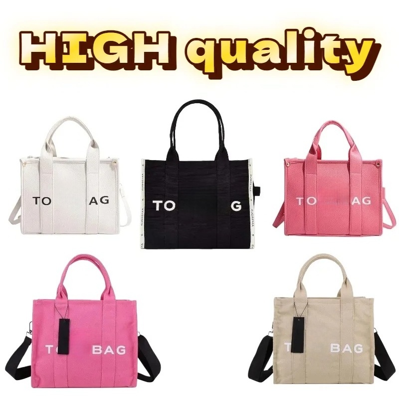 THE TOTE BAG luxury designer designer tote bag Designer Fashion Handbag Shoulder Strap Crossbody Handbag Adjustable Large Capacity Canvas Women's Bag