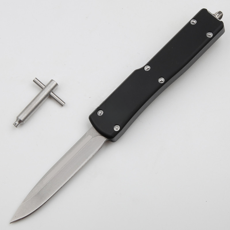 UTX70 Aluminum Alloy Handle, D2 Steel Blade, Outdoor EDC Tactical Knife for Camping Hunting Survival