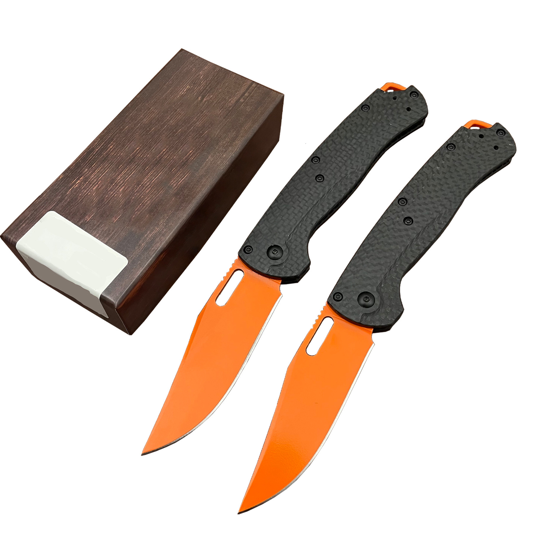BM 15535 Folding Tactical Self Defense Pocket Knife Carbon Fiber/G10/Nylon Handle Outdoor EDC Flipper Knives Survival Hunt Knife