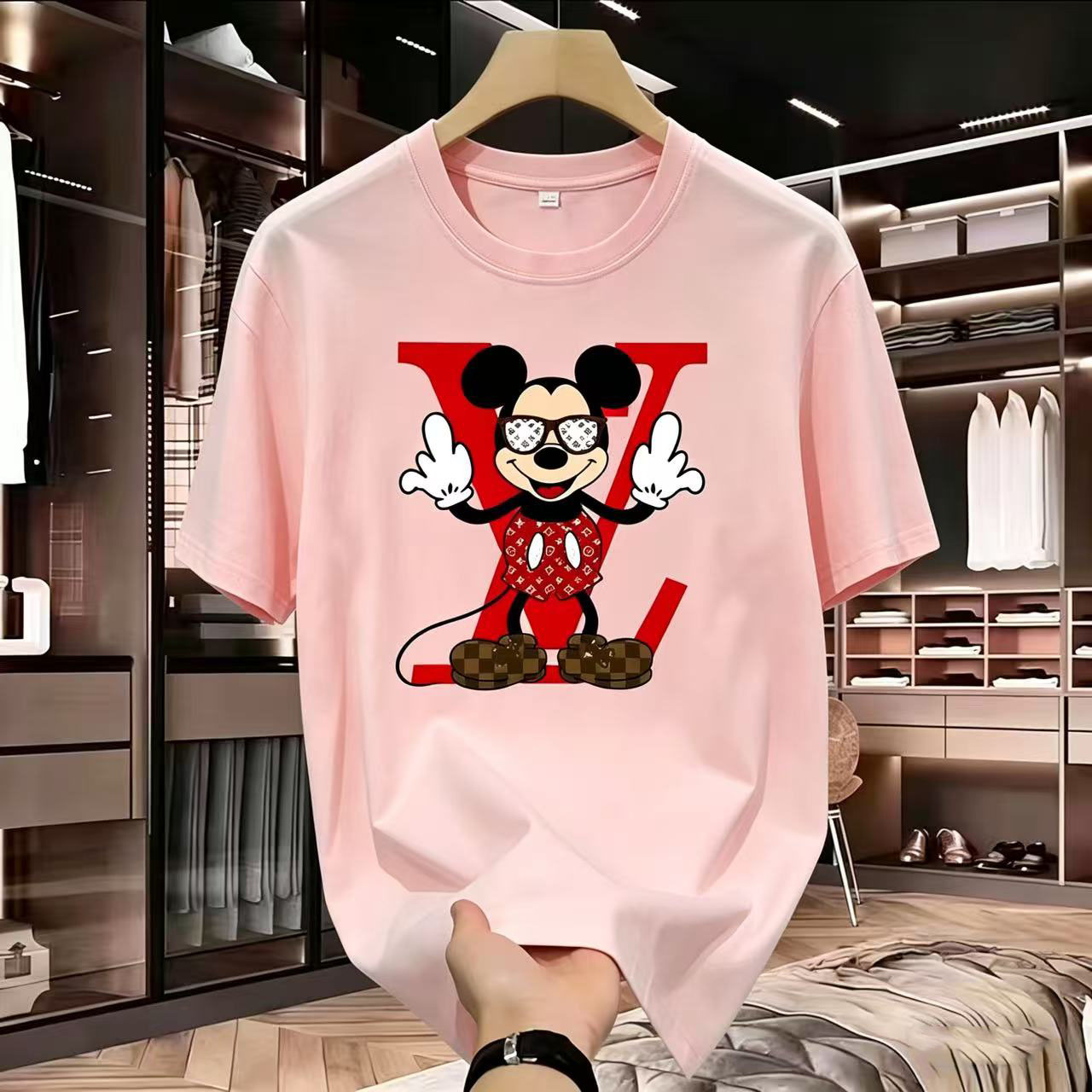 Women's Plus Size T-Shirt Designer of luxury T-shirt brand t shirt Clothing spray letter short sleeve spring summer tide men and women tee66