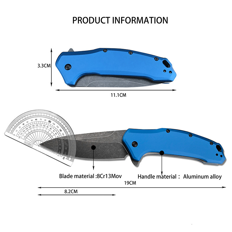 Outdoor Ks 1776 Pocket Folding Knife Outdoor Hunting Camping Survival Flipper Knives EDC Survival Defense Multi Tools Man Gift