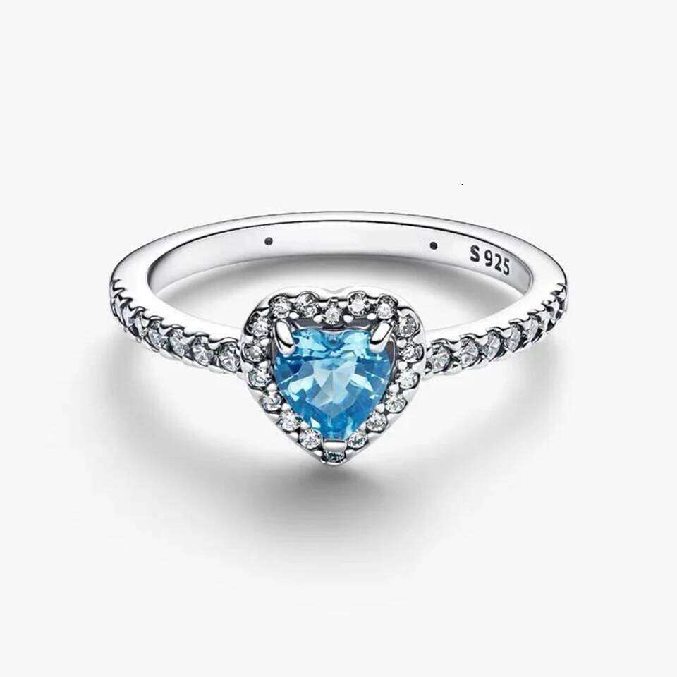 2026 New 925 Silver Sparkling Princess Noble Heart Crown Shell Bee Plant Specimen Ring Festival Exquisite DIY Charm Jewelry Gift