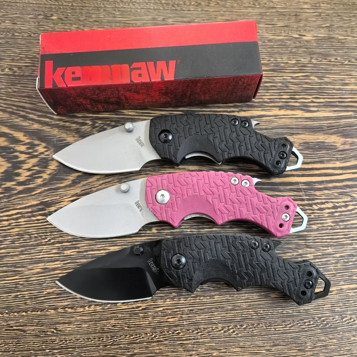 KS 3800 8700Multi-Purpose Pocket Knife 8Cr13Mov Blade Nylon Fiberglass Handle Suitable for Outdoor Camping and Daily Emergency Carry